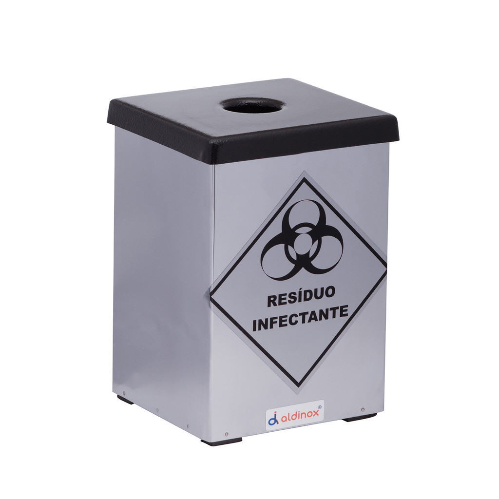 Coletor De Materiais Hospitalar 3L Lixeira Para Descartes Infectantes