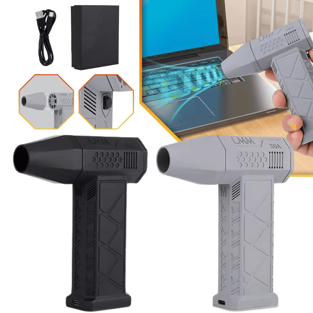 Mini Soprador Turbo PREMIUM Poderoso De 130000 Rpm usb recarregável portátil