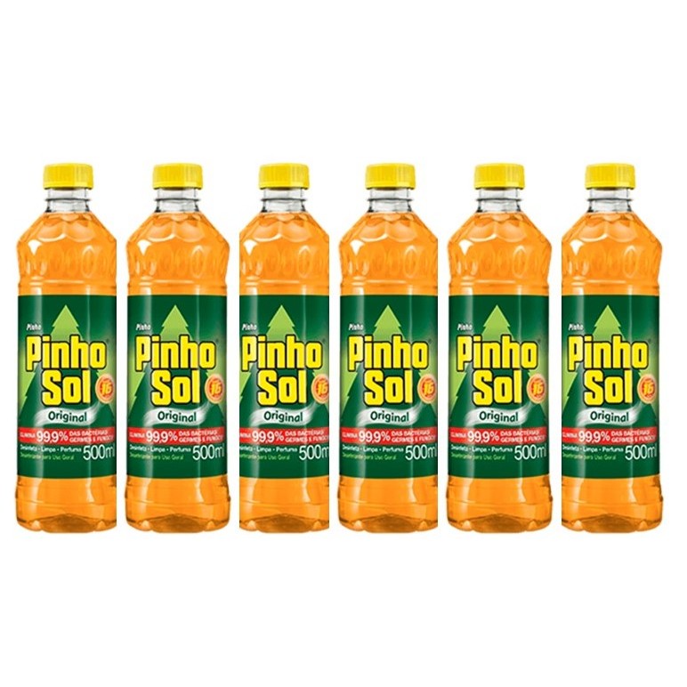 Pinho Sol 6 unidades | Shopee Brasil