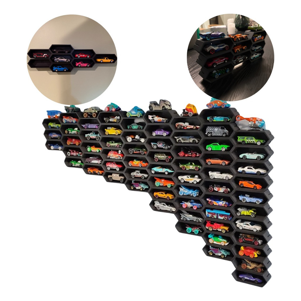Kit 3 Suportes Hot Wheels Porta Carrinho Parede Organizador | Shopee Brasil