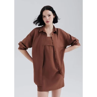 Camisa Feminina Manga Longa Em Viscolinho Hering