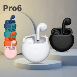 Air Pro 6 TWS Fones de ouvido Bluetooth sem fio Fones de ouvido esportivos  yihan em Oferta na Shopee