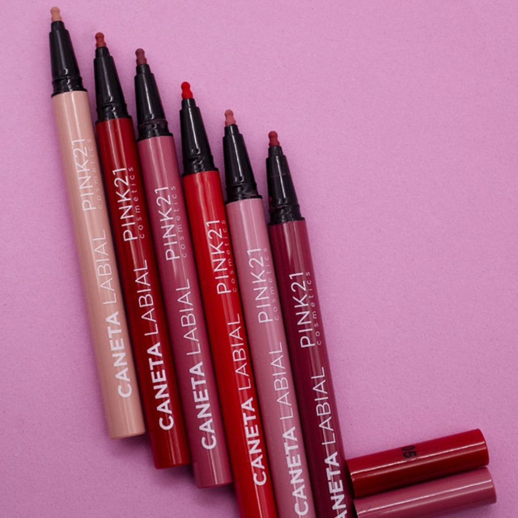 Caneta Labial For Perfect Lips - Pink 21 | Shopee Brasil