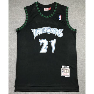 Camisa Da NBA Minnesota Timberwolves # 21 De Basquete Garnett