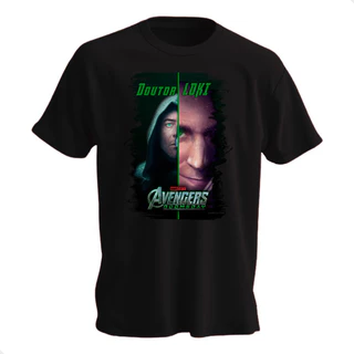 Camiseta Masculina Vingadores Doomsday Avengers Doutor Destino Loki Camisa 100% Algodão Heroi Marvel