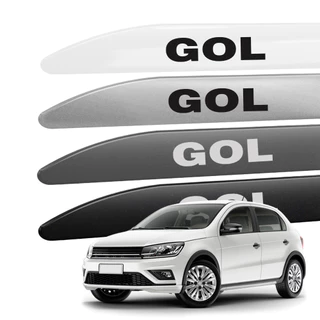 Friso Lateral Gol G5 G6 G7 G8 2009 a 2023 Ponta Facao Cor Original e com Grafia Modelo Universal