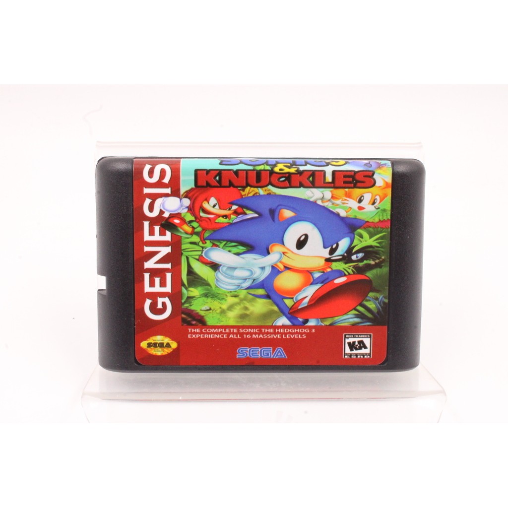 JOGO MEGA DRIVE - SONIC & KNUCKLES 3 (1) | Shopee Brasil