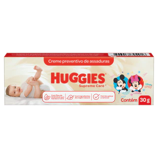 CREME PREVENTIVO DE ASSADURAS DISNEY BABY HUGGIES SUPREME CARE CAIXA 30G em Oferta na Shopee