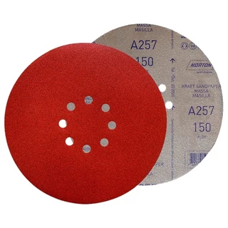 Disco Lixa Pluma Norton A257 225mm 8 Furos G150 - Embalagem com 10 Unidades em Oferta na Shopee