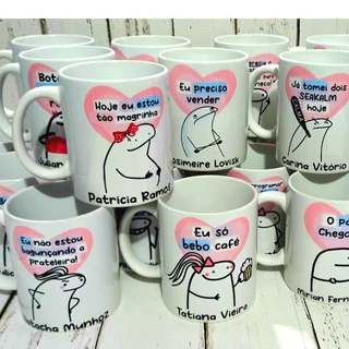Caneca de Porcelana Personalizada com sua Arte Foto ou Logo