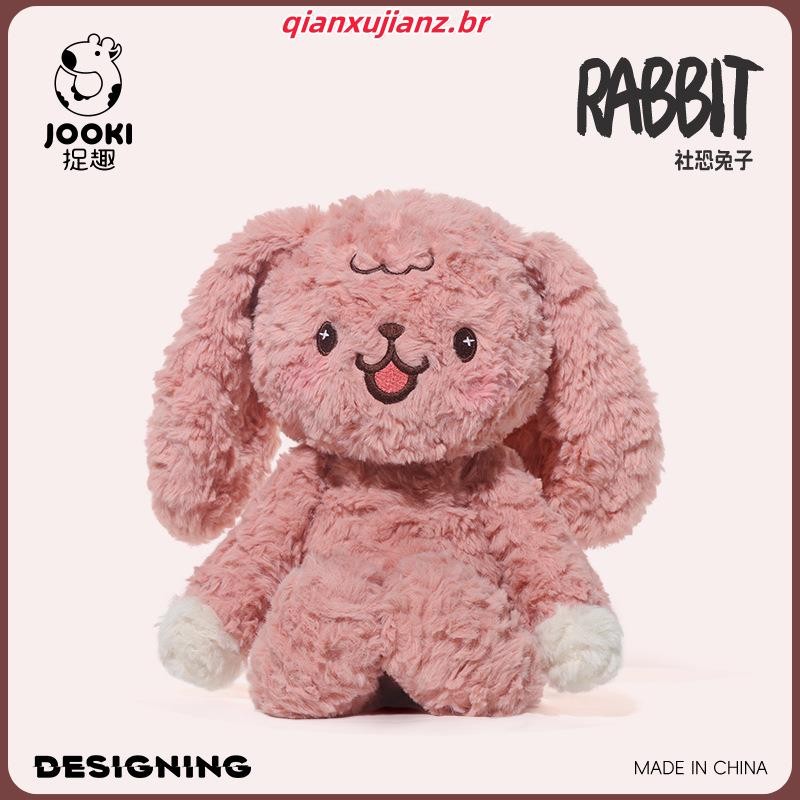 Coelho Plushies Reversível Brinquedo De Pelúcia Bonito Com Orelhas ...