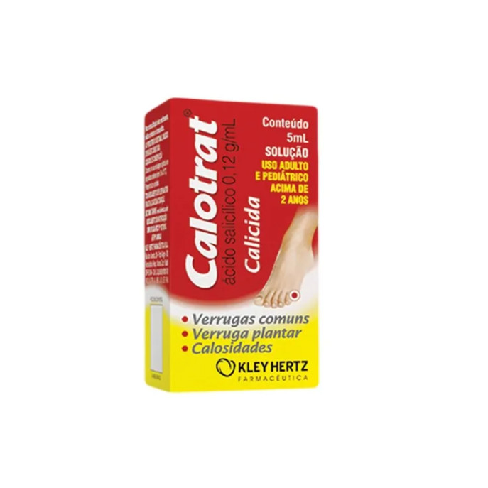 Calotrat 5ml Elimine Calos Calosidades Verrugas Plantar | Shopee Brasil