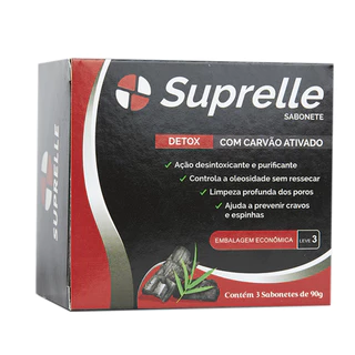 Sab Suprelle Carvao Ativado 90G L3 em Oferta na Shopee