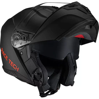 Capacete Race Tech Signal Preto Fosco Escamoteavel