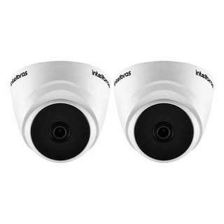 Kit 2 Câmeras Dome VHL 1220 D G2 HDCVI 2 megapixels Intelbras Visão Noturna 20m com Modo de Operação Full HD 1080p