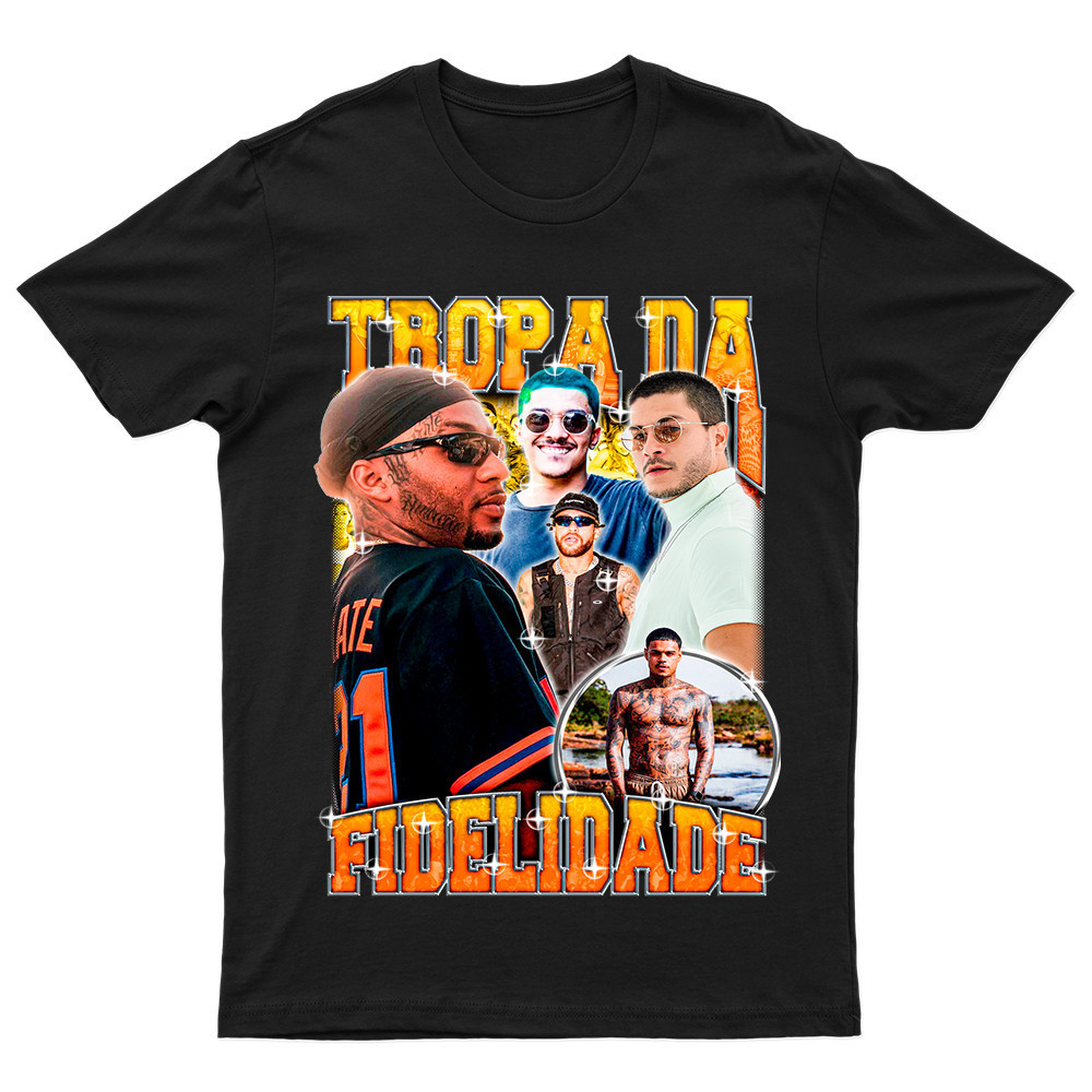 Camiseta Tropa da Fidelidade Neymar Chico Moedas Artur Aguiar Menino Ney Meme Fã