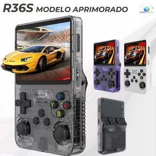 Console Portátil R36S Tela IPS De 3.5 " 64 Gb Linux + Mais De 15.000 Videogames Prontos Para Enviar