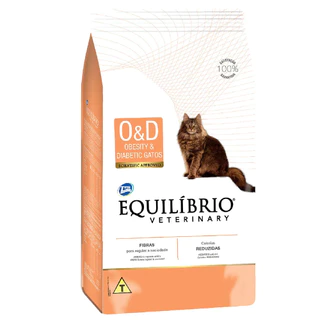 Ração Equilíbrio Veterinary Gatos Obesidade e Diabete 2kg
