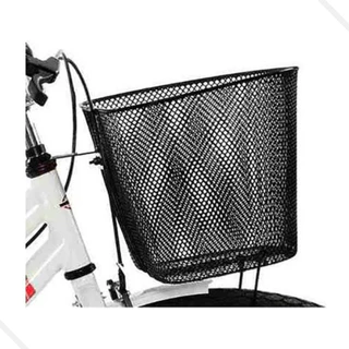 Cesta Cestinha Aço P/ Bicicleta 26 Grande 35x25x22 Top