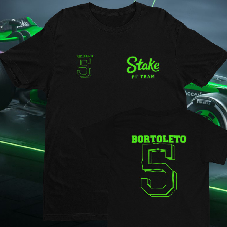 CAMISETA GABRIEL BORTOLETO 5 ALGODÃO F1