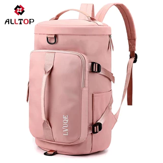 Mochila Bolsa De Viagem Academia Sport Com Bolso Impermeável Espaço Calçados Alça Lateral 30L Capacidade 689