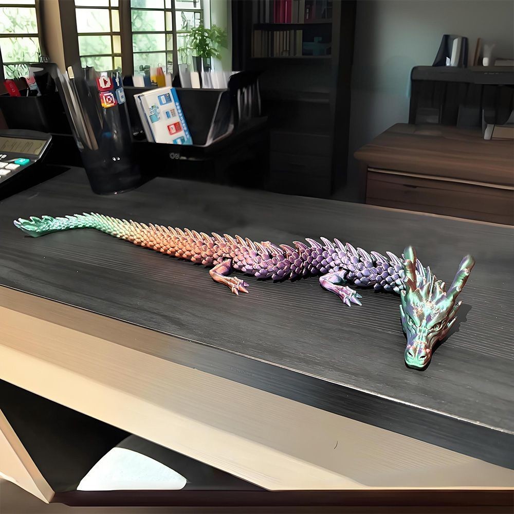 [Meow.Sensei]3d impressão de dragão articulado três d modelo de dragão ...
