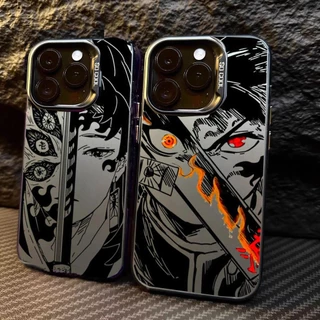 Anime Demon Slayer Olhos Vermelhos Espada Caixa De Telefone Para Samsung Galaxy S26 S25 S24 Ultra S23 S22 S25 PLUS A56 A
