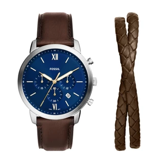Kit Fossil Masculino Neutra Prata - FS6018SET/0KN