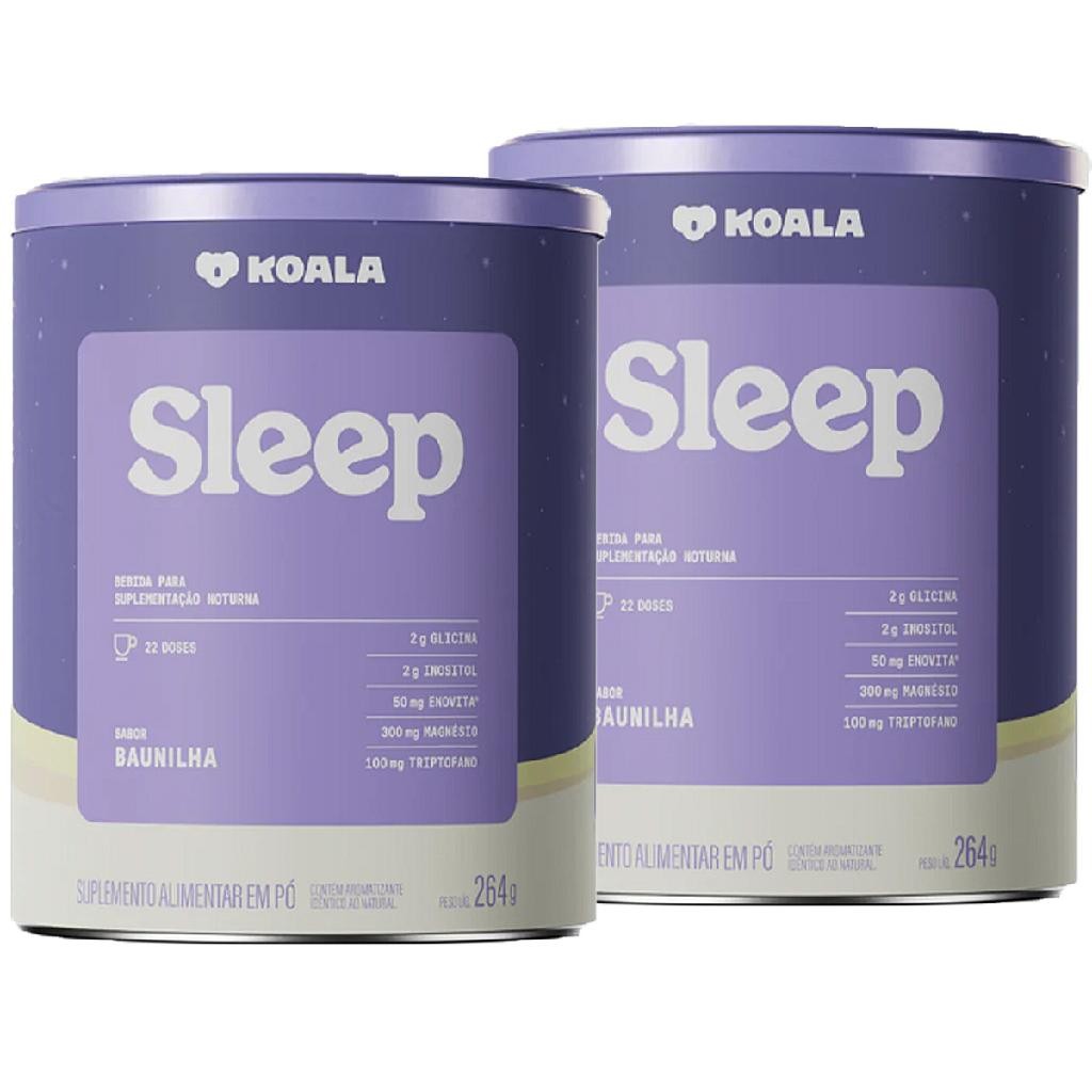 2x Koala Sleep Sabor Baunilha 264g 