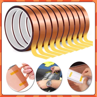 10 Fita Adesiva Sublimação Para Caneca Sublimática Térmica 6mm X 33m-Alta Temperatura 390°C