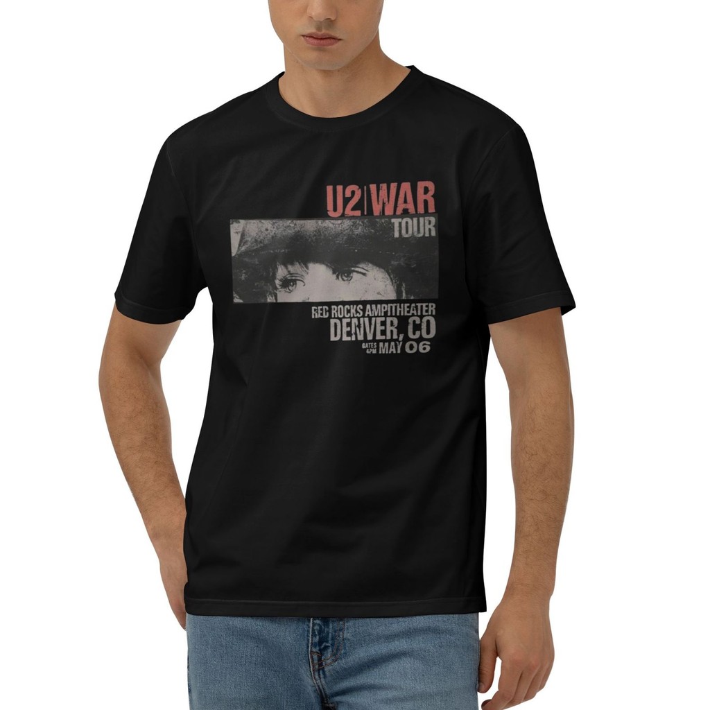 Maglietta U2 War Red Rocks Ufficiale – Unisex 100% Cotone, Serigrafia Professionale - 2
