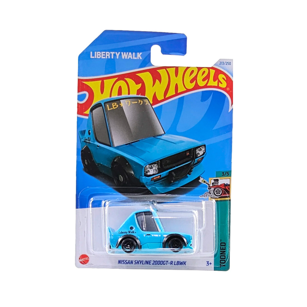 Carrinho Hot Wheels Nissan Skyline 2000GT-R LBWK Tooned HRY85 Mattel ...