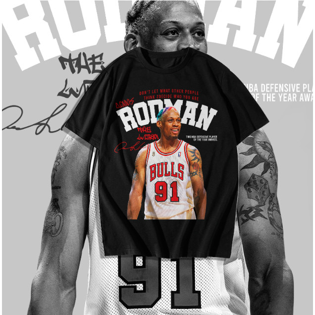 T-Shirt Camiseta Dennis Rodman | Shopee Brasil