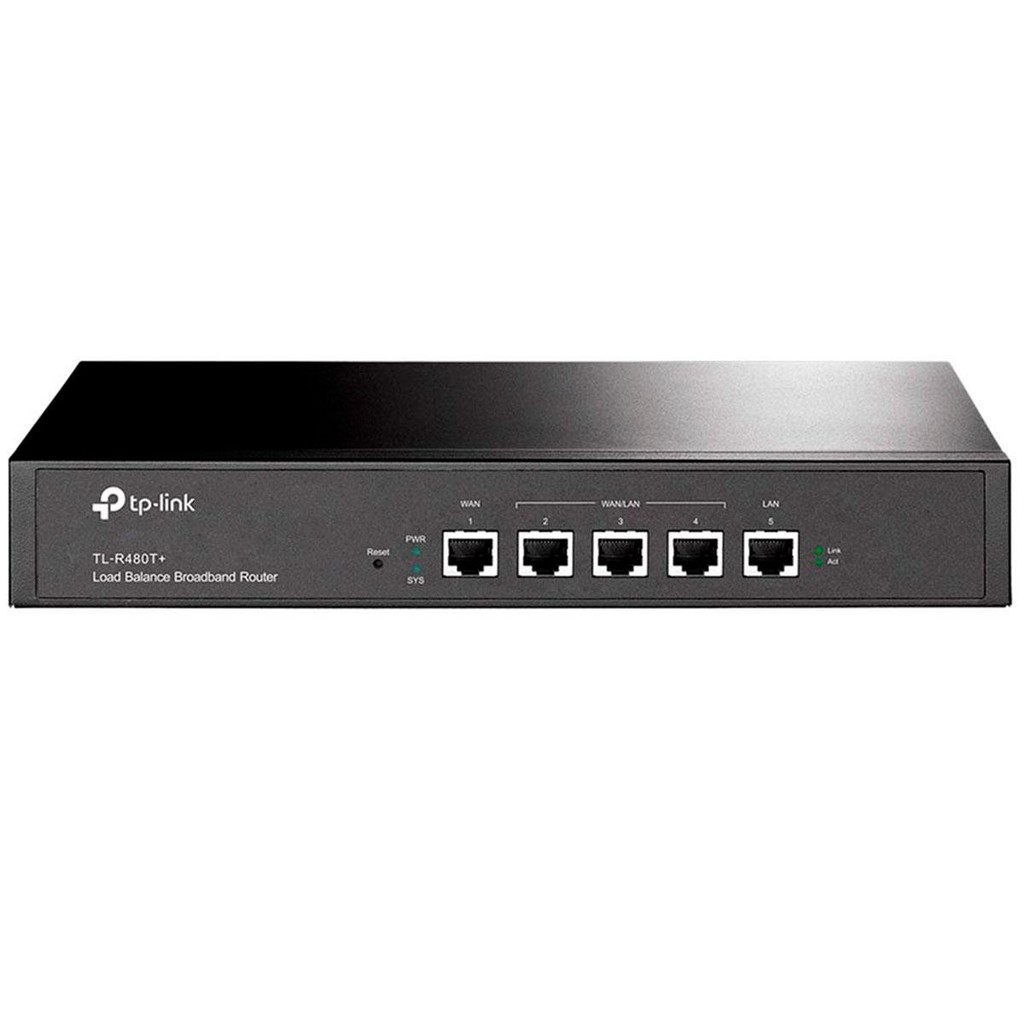 Roteador Load Balance TP-Link TL-R480T+ - até 4 portas WAN redundante - Reg. Anatel: 01656-11-03177