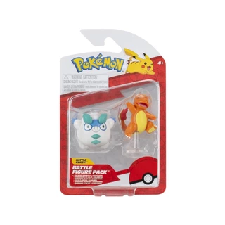 2 Bonecos de Batalha Galarian Darumaka e Charmander Pokémon