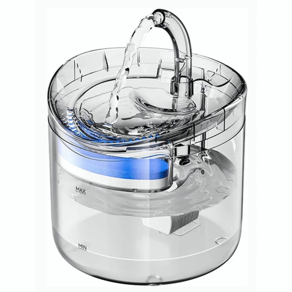 Bebedouro Dispensador Automático 2L para Pets - Fonte de Água Inteligente para Gatos e Cães