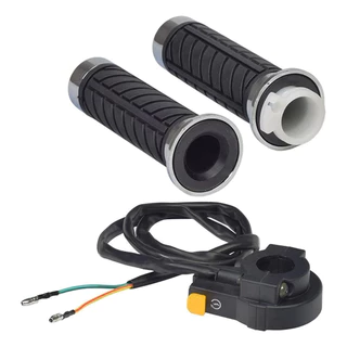 Manopla Punho Acelerador Bike Motorizada + Botão Interruptor em Oferta na Shopee