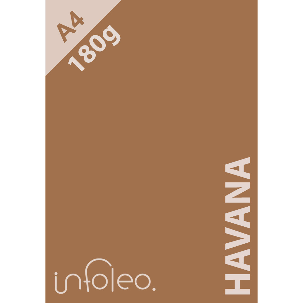 Papel Color Plus A4 180g Havana Marrom Claro - 10, 20, 30, 40 ou 50 ...