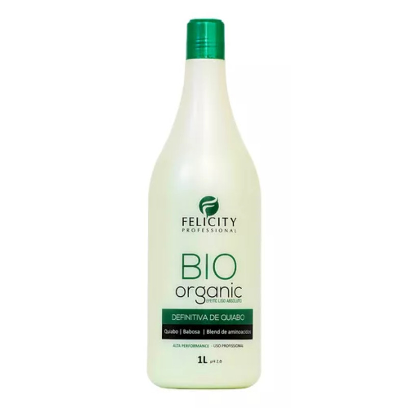 Progressiva Sem Formol Definitiva de quiabo Bio Organic Felicity 1L ...