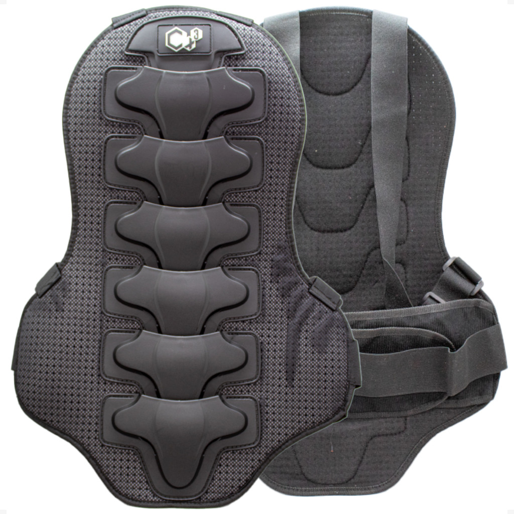 Protetor De Coluna Cervical Costas Para Bike Motociclista Articulado ...