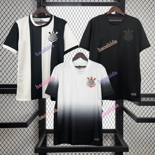 Camisa De Masculina 24-25 Preto Branco Futebol KLda Camisa MEMPHIS