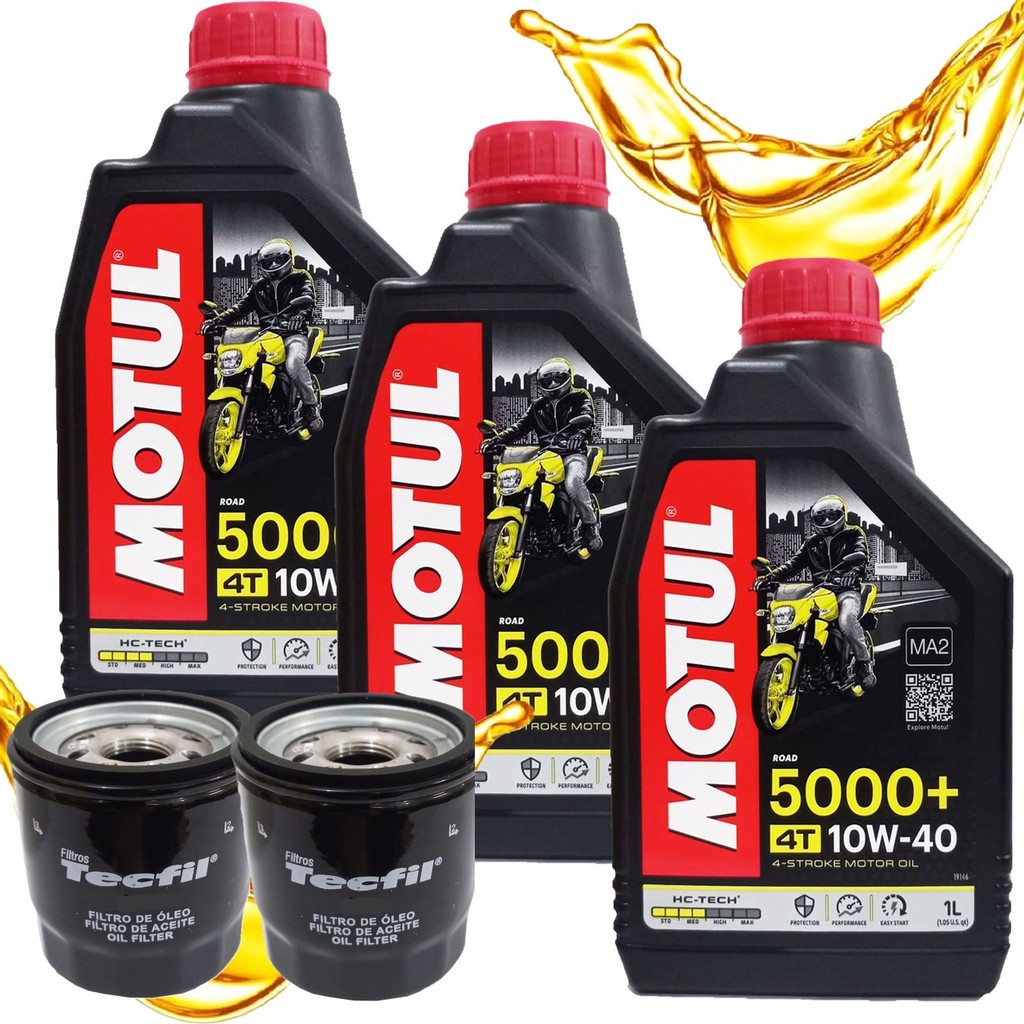 TROCA DE OLEO MOTUL 5000+ 10W40 (3 LITROS) + FILTRO PSL638 | Shopee Brasil
