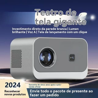 Projetor 4k Android Hd Smart TV Portátil Wifi Bluetooth Envio Imediato!