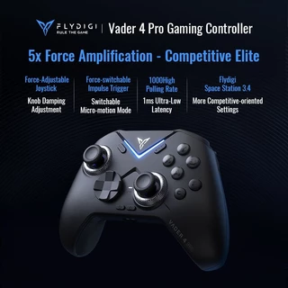 Flydigi Vader 4 Pro Controlador De Jogo Bluetooth/Com Fio/2.4GHz Sem Joypad Gamepad Suporte PC Switch Móvel