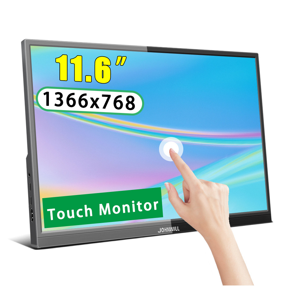 11.6 Polegada Monitor De Toque Portátil 1366x768 60Hz Plástico ...