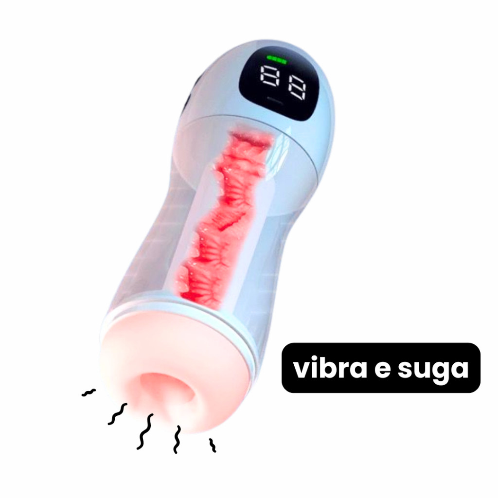 Masturbador Masculino Recarregável Elétrico Sugador Homem Lanterna Automática Punheta Vagina