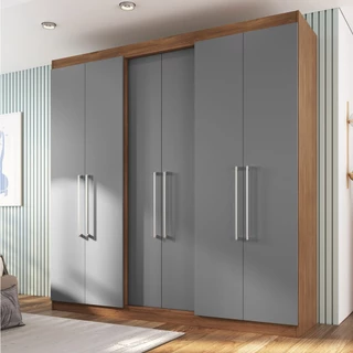Guarda-Roupa Casal Oxford 6 Portas 2 Gavetas - Irm Móveis
