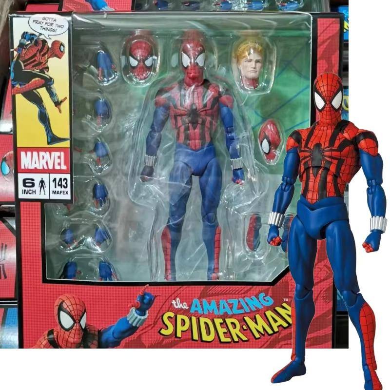 Original MAF143 Spider-Man comic version Ben Riley 6 inch articulated ...