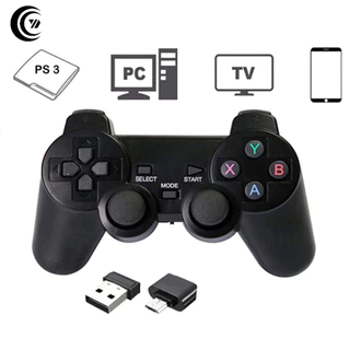 Joystick Sem Fio De 2.4ghz Dual Controle Game Controller Gamepad Para Ps3 Pc Tv Box