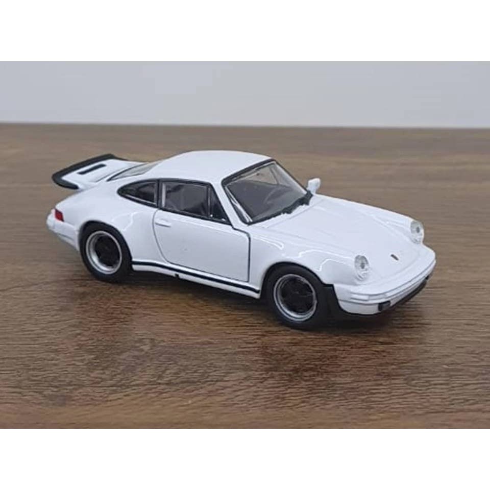 Miniatura Porsche 911 Turbo Welly 1:43 Metal e Fricção